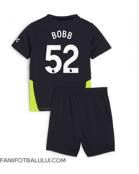 Manchester City Oscar Bobb #52 Echipament de Fotbal Replică 2024-25 Copii Deplasare (+ Șorturi)